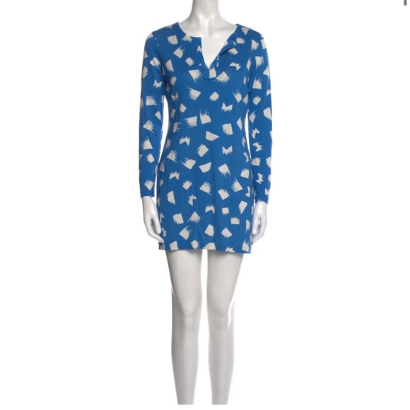 Diane Von Furstenberg Reina Dress Silk Jersey - Picture 2 of 7